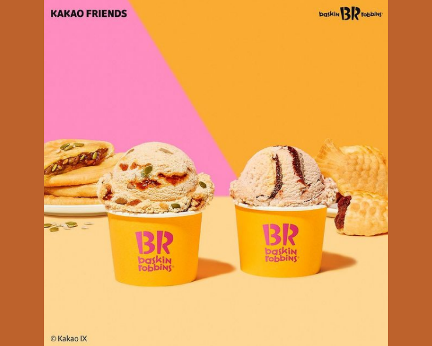 韓国カフェ、ブンオパン、プンオパン、たい焼き、たい焼きアイス、サーティワン