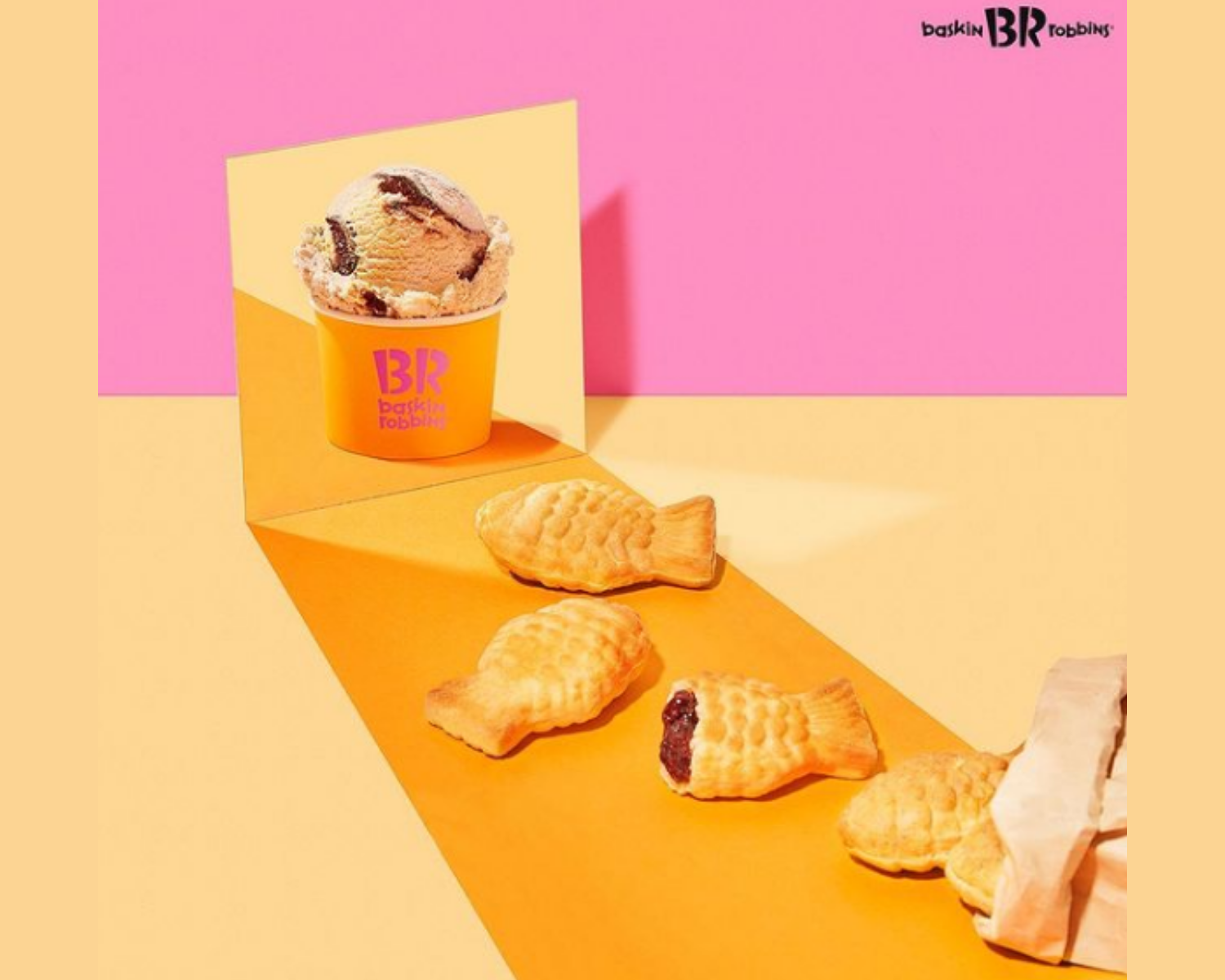 韓国カフェ、ブンオパン、プンオパン、たい焼き、たい焼きアイス