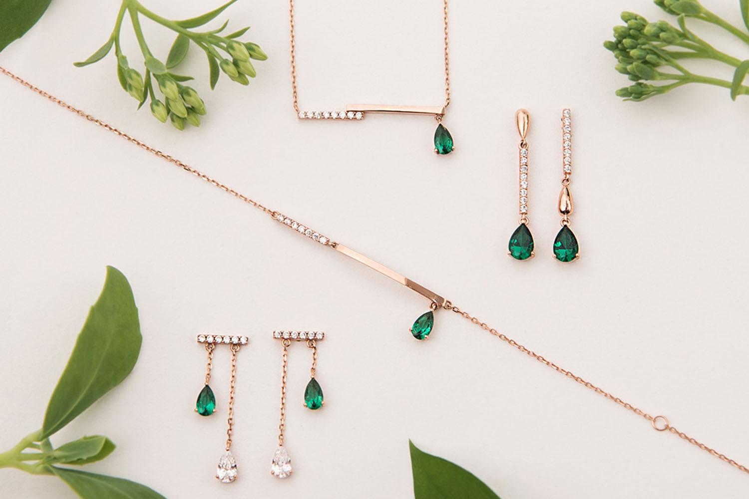 bộ trang sức trang sức minigold hàn quốc 