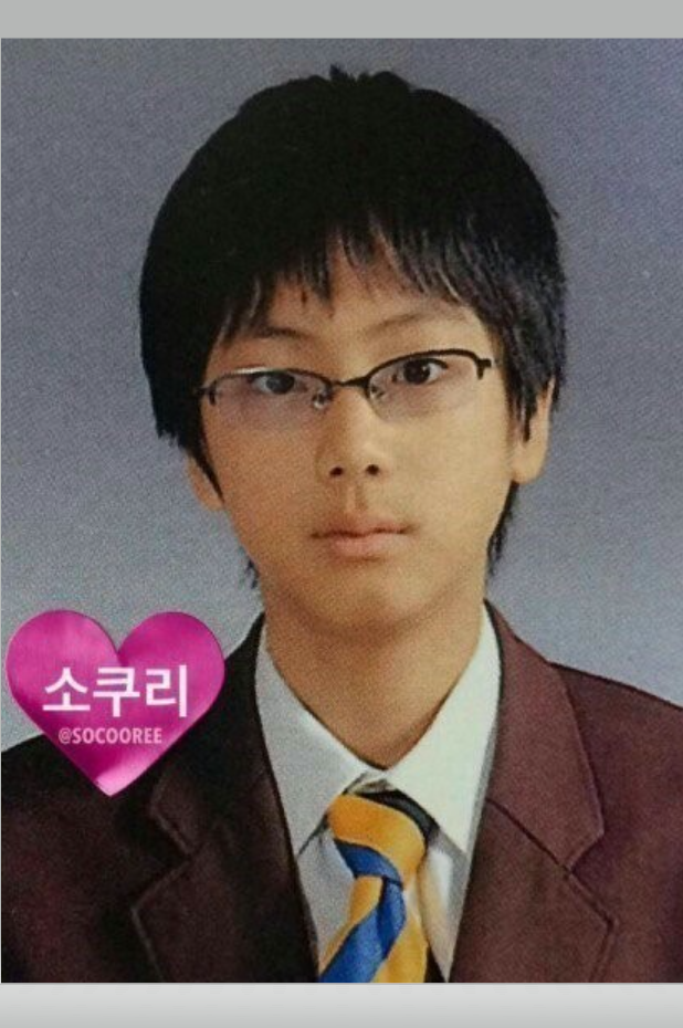 jin (seok-jin) school photo