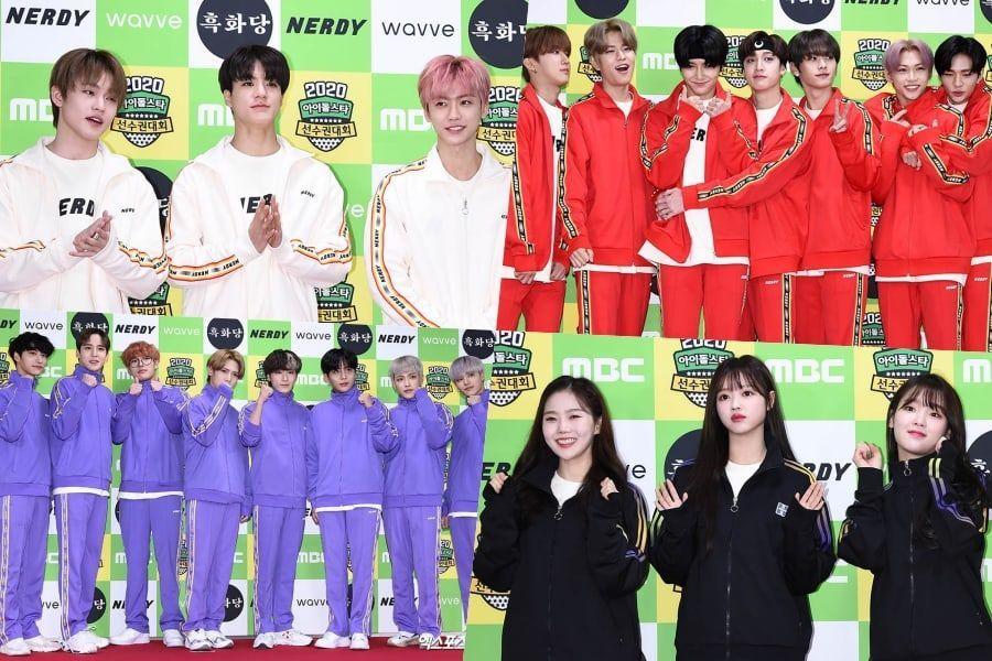 ชุดกีฬาเกาหลีจากแบรนด์ NERDY ในงาน MBC 2020 Idol Star Athletics Championships สีและดีไซน์ที่น่าจดจำ