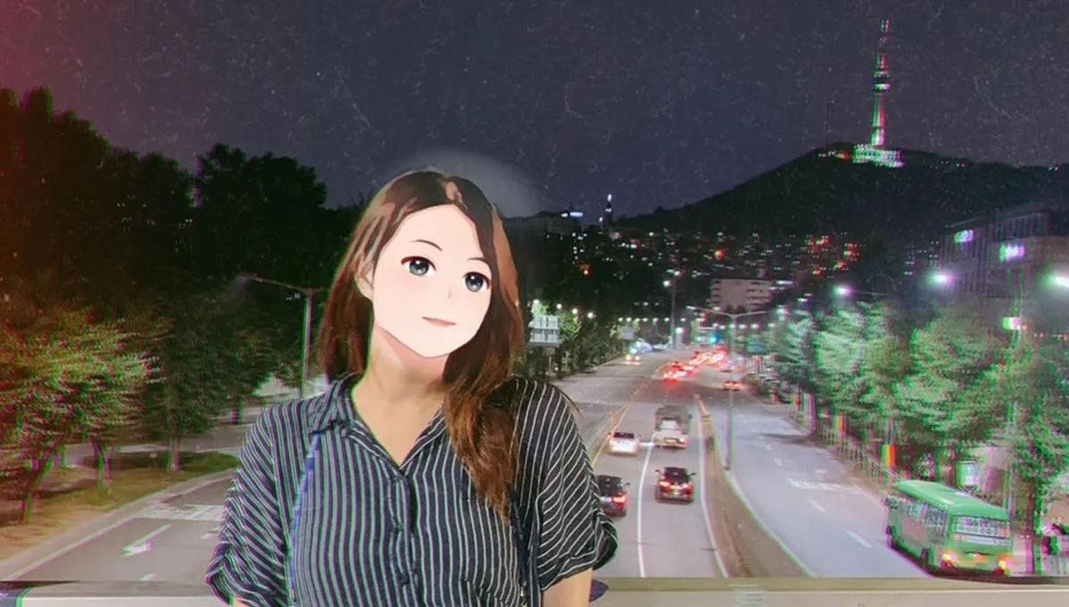 ทิวทัศน์ของกรุงโซลในยามค่ำคืน โดดเด่นด้วยถนนที่มีเสน่ห์และไฟส่องวับมุมจาก Namsan Tower