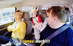 bts jimin and james corden mochi joke
