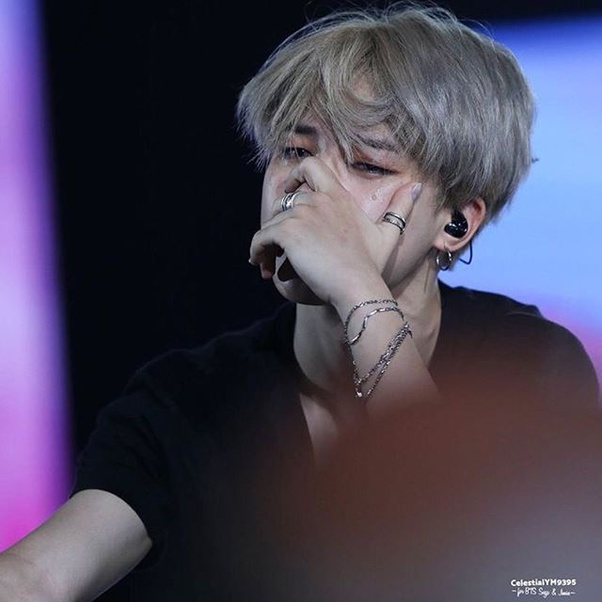bts jimin crying