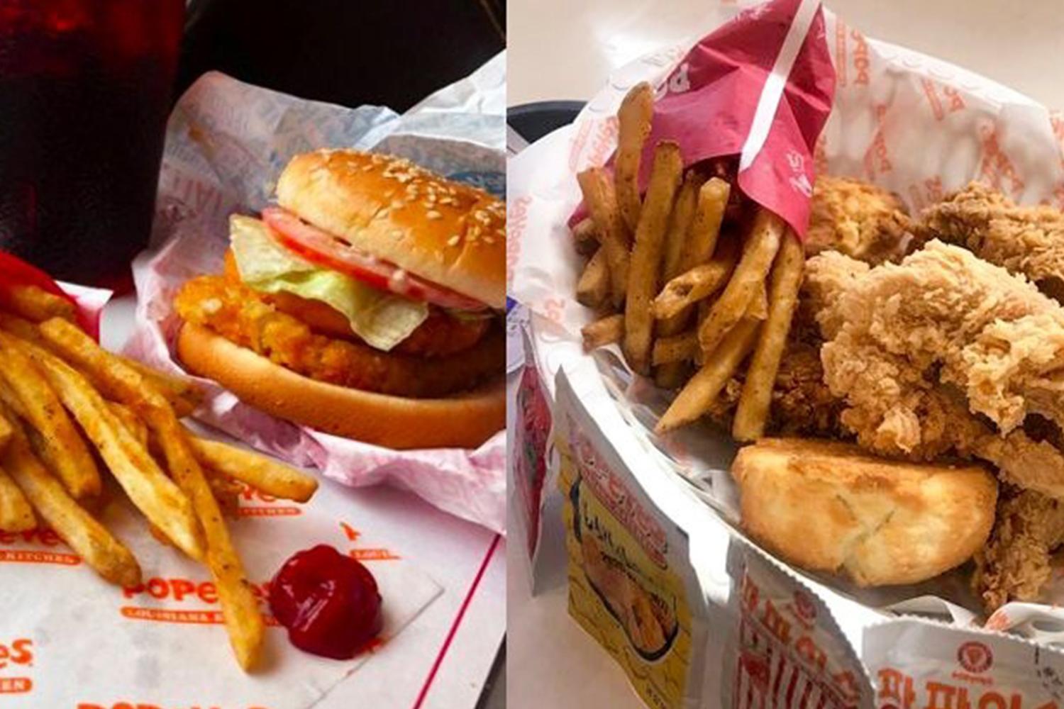 ร้าน POPEYES เคยได้รับความนิยมสูงมากจนมีสาขามากกว่า 200 แห่งในเกาหลีใต้และยังเป็นคู่แข่งที่น่ากลัวของ KFC 