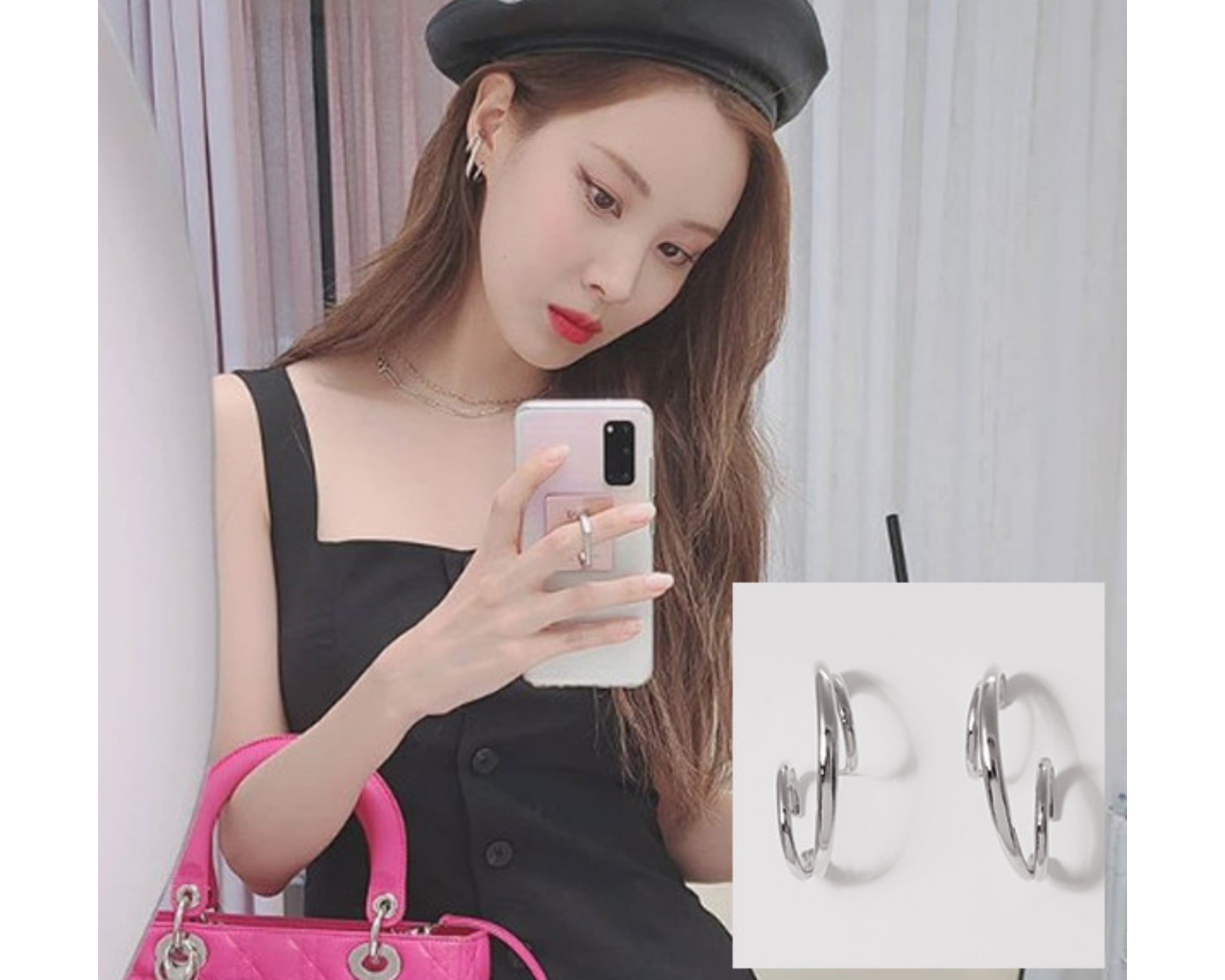 TATIANAJEWELRY、タティアナジュエリー、韓国アクセサリー、パールアクセサリー、ソヒョン、少女時代、ピアス、DIOR