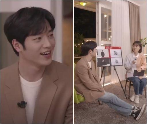 カン・ソンエ記者による報道で、ソ・ガンジュンがブラウンのジャケットを着用してインタビューを受けている様子がキャッチされている。