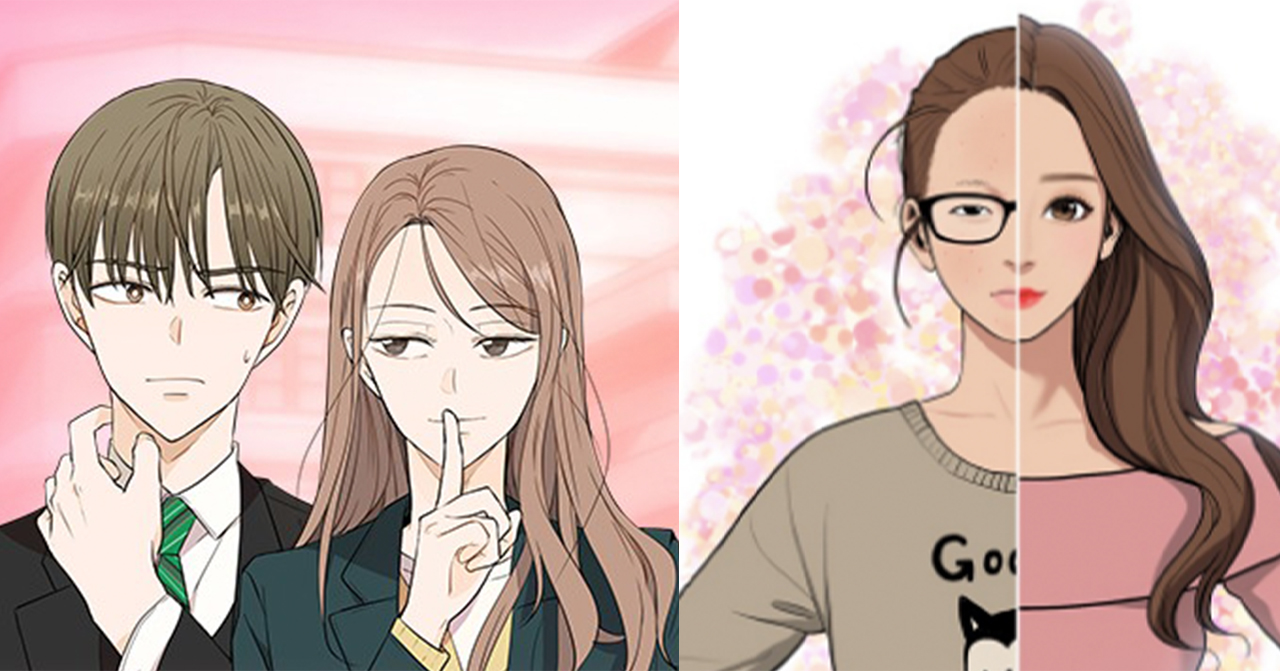 模糊處理的網絡漫畫人物形象，探索韓國網絡漫畫的受歡迎作品。