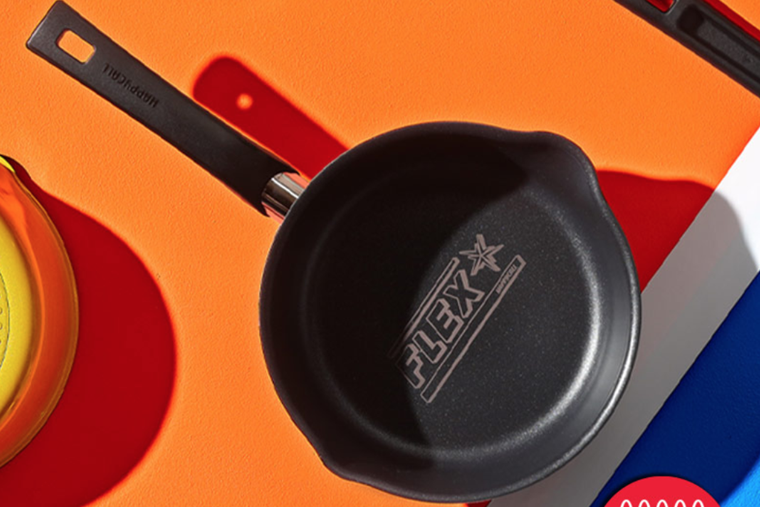 HAPPYCALL 方形煎pan，獨特的設計可避免倒液時流失，方便多用途烹調。