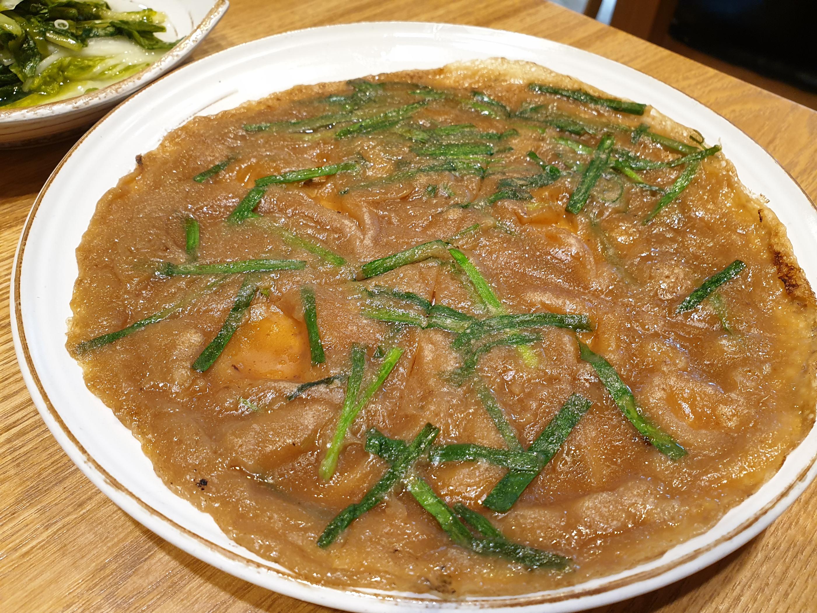 acorn pancake served at Squirrel Town Mukjip in Ilsan