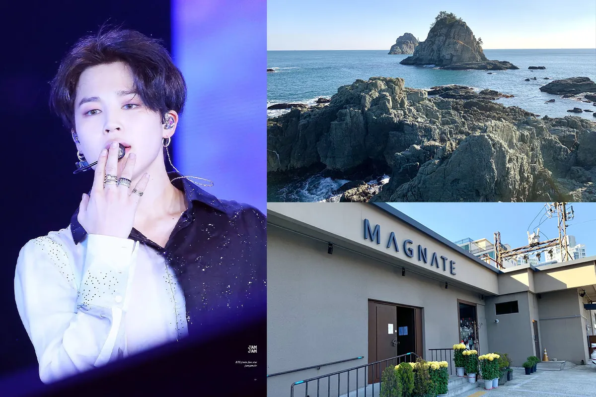 ภาพรวมสถานที่ท่องเที่ยวในปูซานที่ จีมิน สมาชิกวง BTS เคยเยี่ยมพร้อมกับข้อมูลท่องเที่ยวของเขาในพื้นที่ต่างๆ เช่น ชายฝั่งทะเลและคาเฟ่