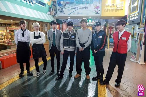 BTS representing different jobs with their clothes
