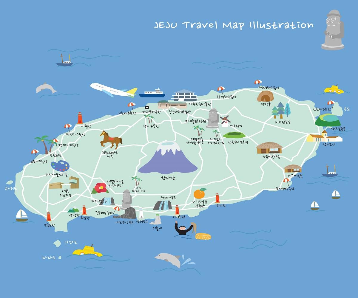 Jeju is a popular tourist destination with great water, beaches and great food