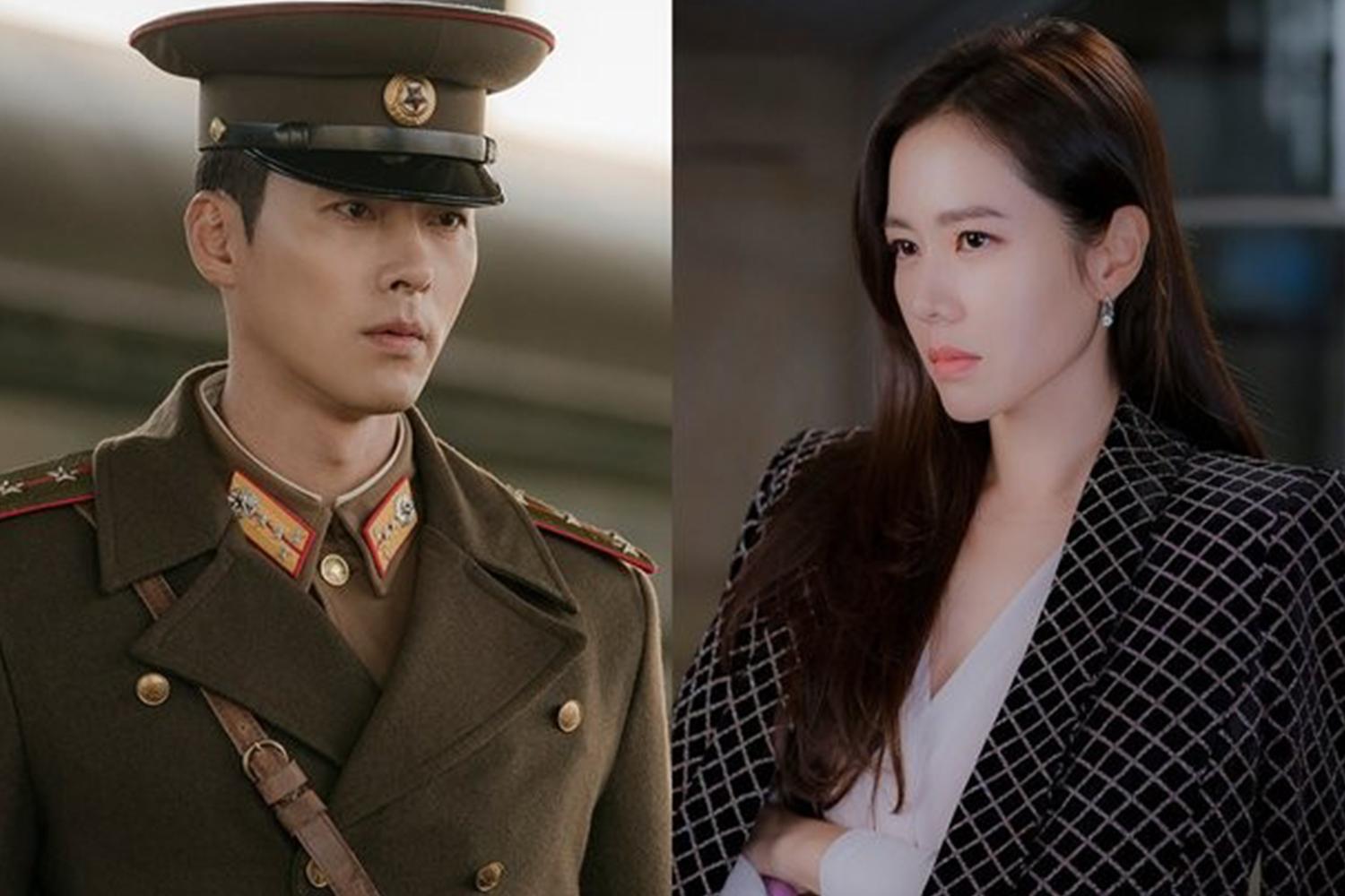 最佳默契演員，身穿制服的北韓軍官旁邊是身穿商務套裝的南韓財閥繼承人，展現獨特的搭配魅力。