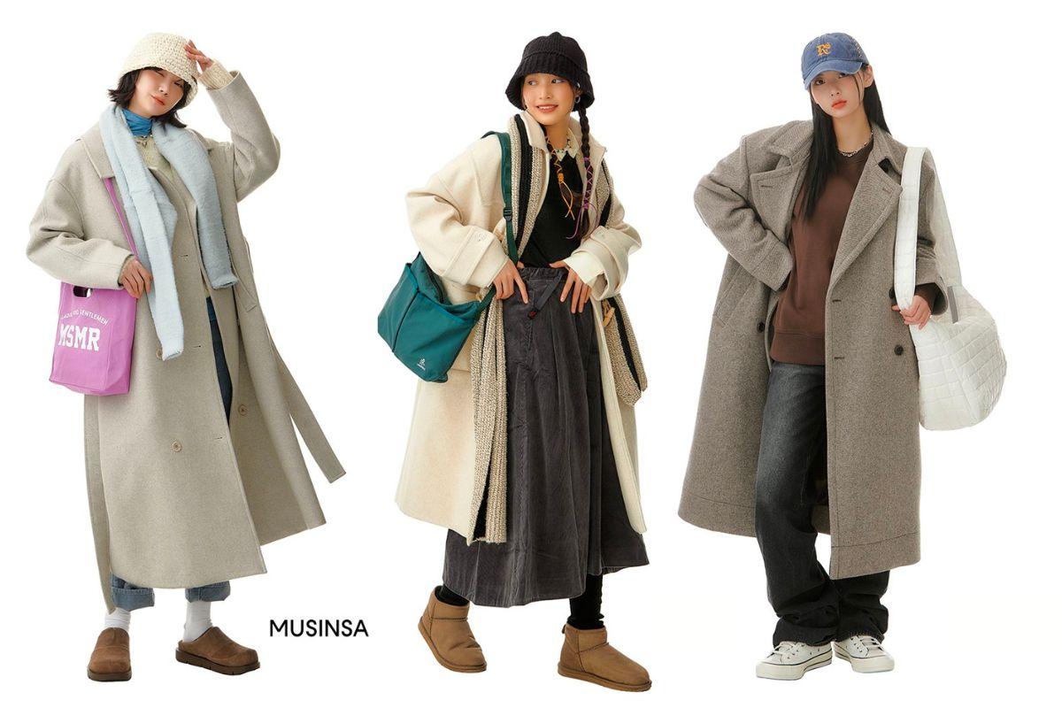 Oversize大褸 韓國