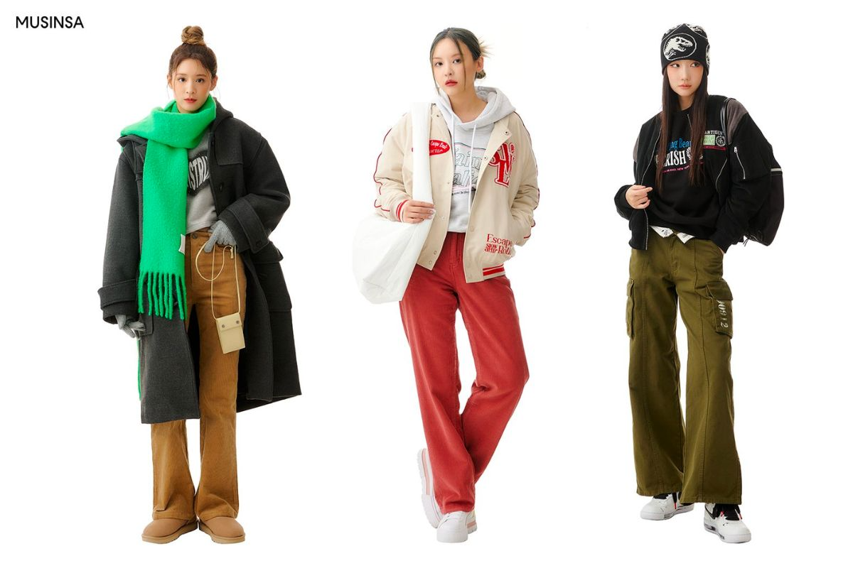 冬 ファッション 韓国 韓国ファッション 韓国トレンド ロングコート ロングブーツ ペディン 韓国芸能 スウェット 秋冬