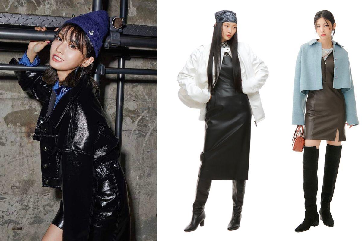 冬 ファッション 韓国 韓国ファッション 韓国トレンド ロングコート ロングブーツ ペディン 韓国芸能 スウェット 秋冬