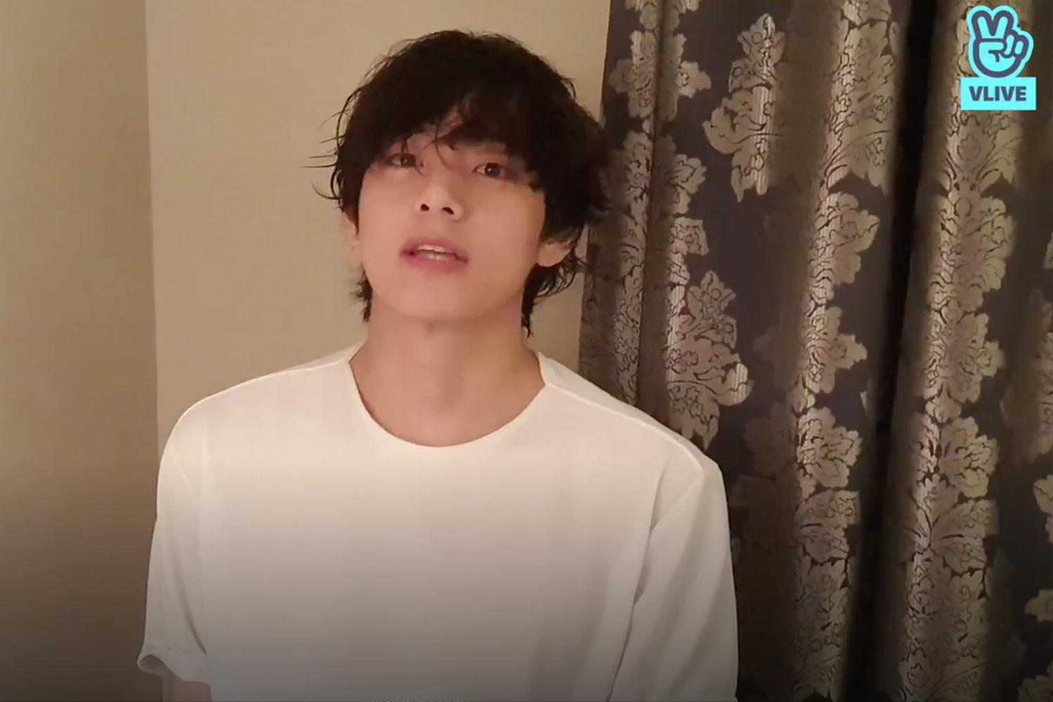 V from BTS in a message to fans, asking stalkers to stop their actions