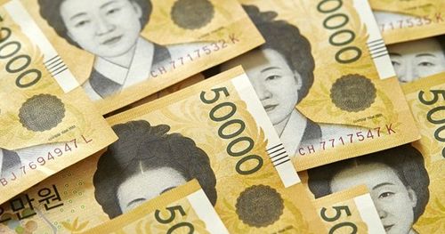 korean 50,000 won bills 