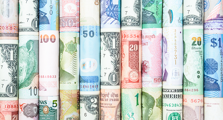 currencies of different places around the world