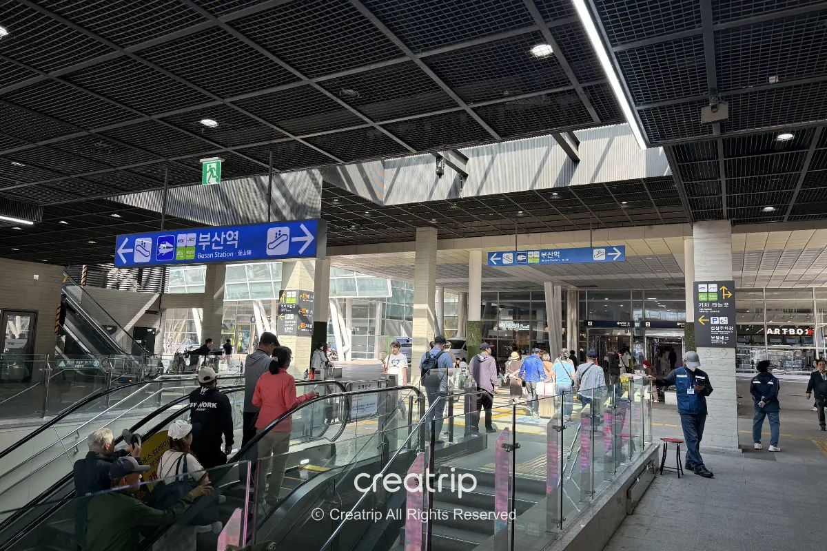 釜山站示意圖