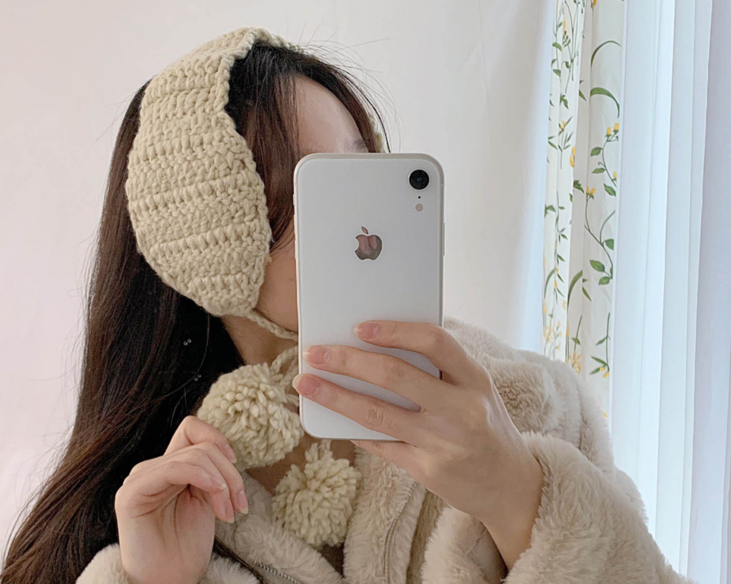 Bịt tai bằng len hàn quốc