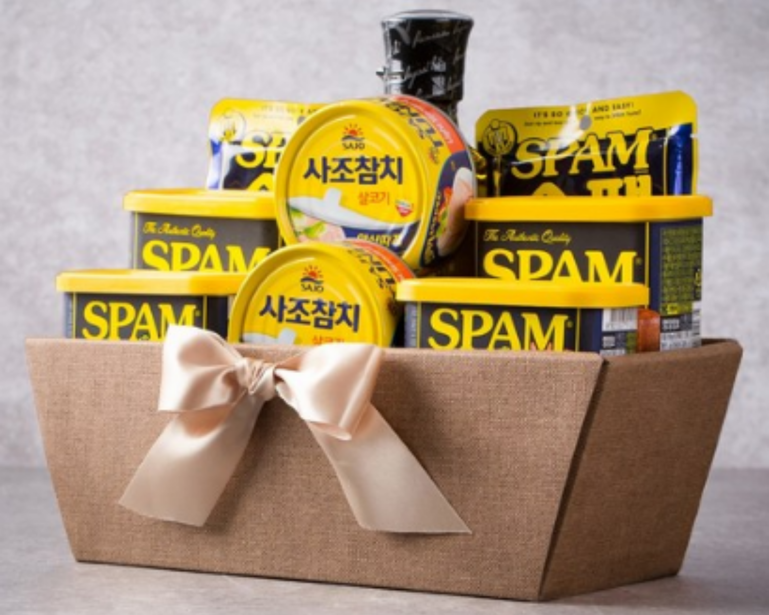 プレゼント、スパム、ツナ、チュソク、秋夕、お盆