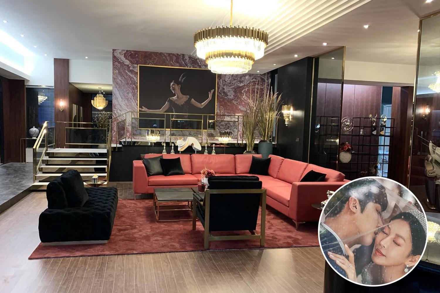 cheon seo-jin and ha yoon-cheol home, penthouse design, apartment design in penthouse korean drama