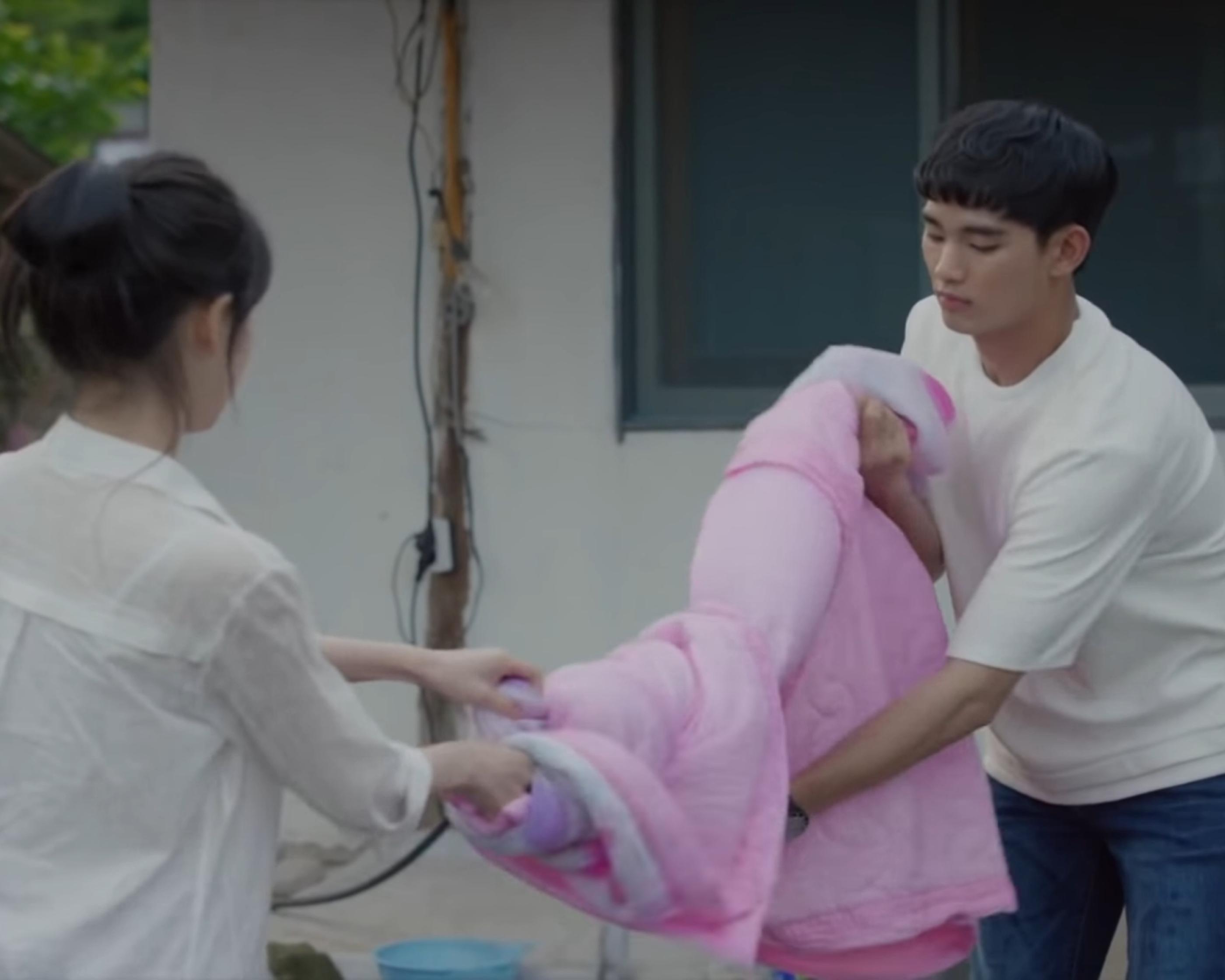 韓国文化、韓国の洗濯事情、韓国の洗濯物、韓国の布団