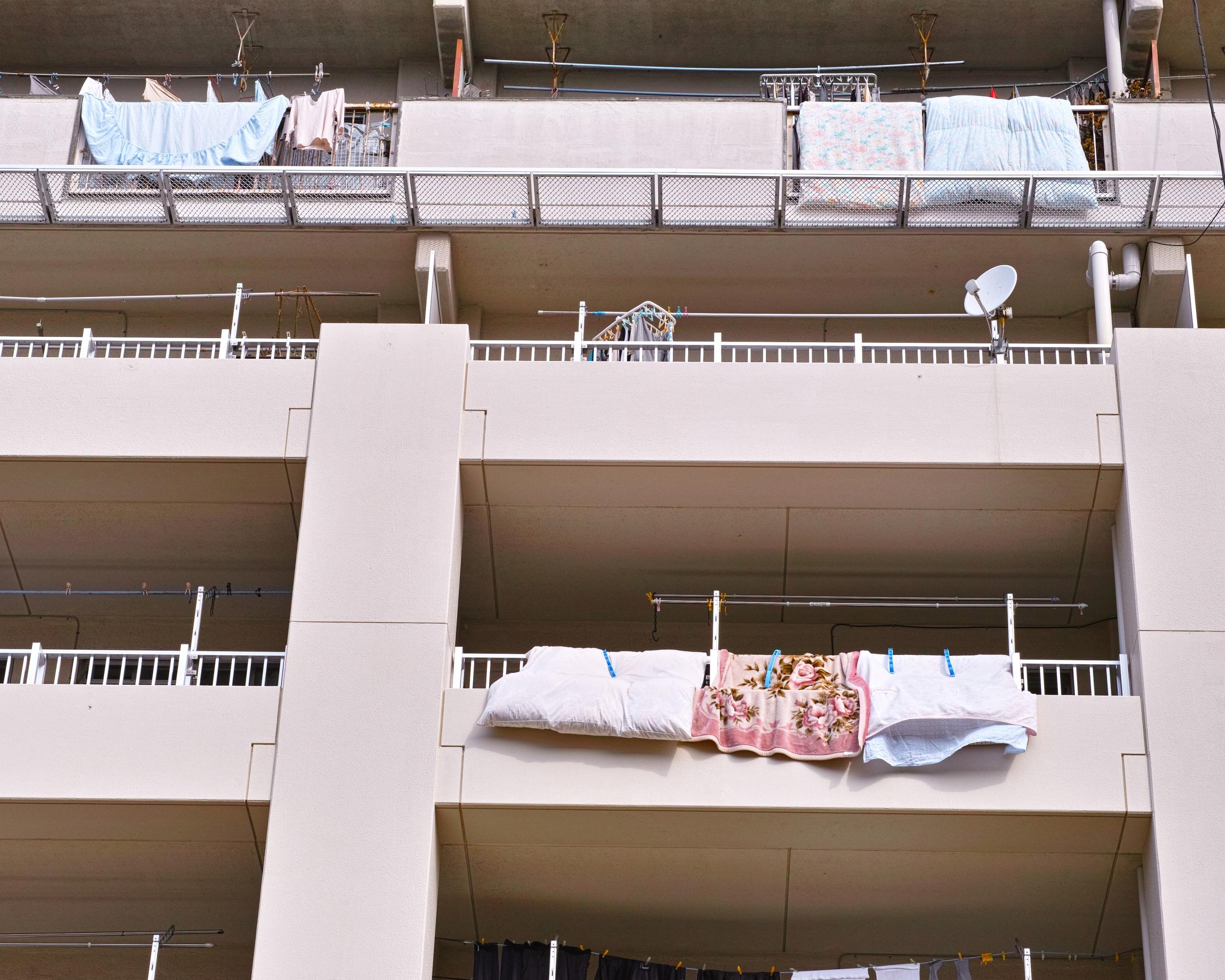 韓国文化、韓国の洗濯事情、韓国の洗濯物、韓国の布団