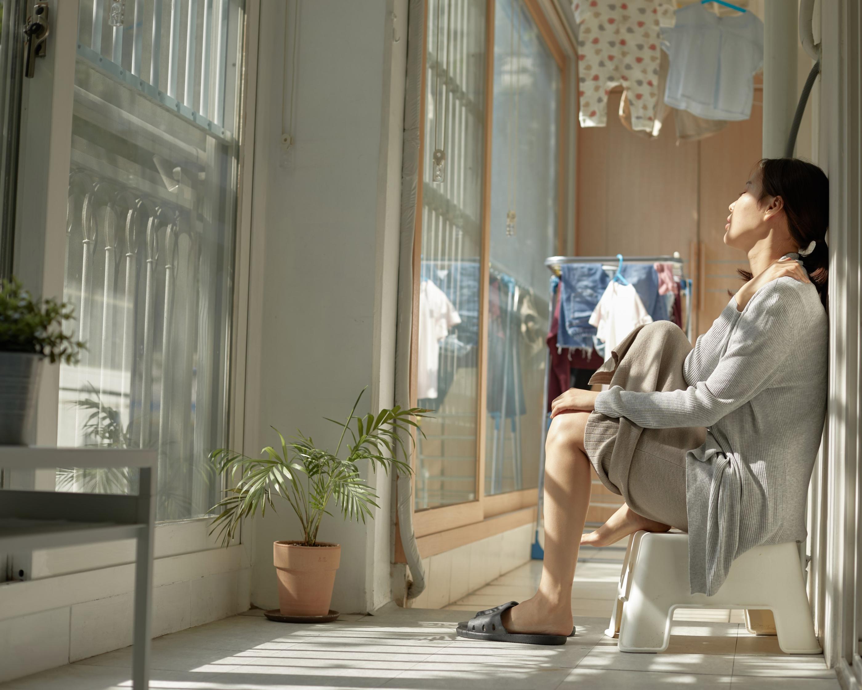 韓国文化、韓国の洗濯事情、韓国の洗濯物、韓国の布団、韓国のベランダ