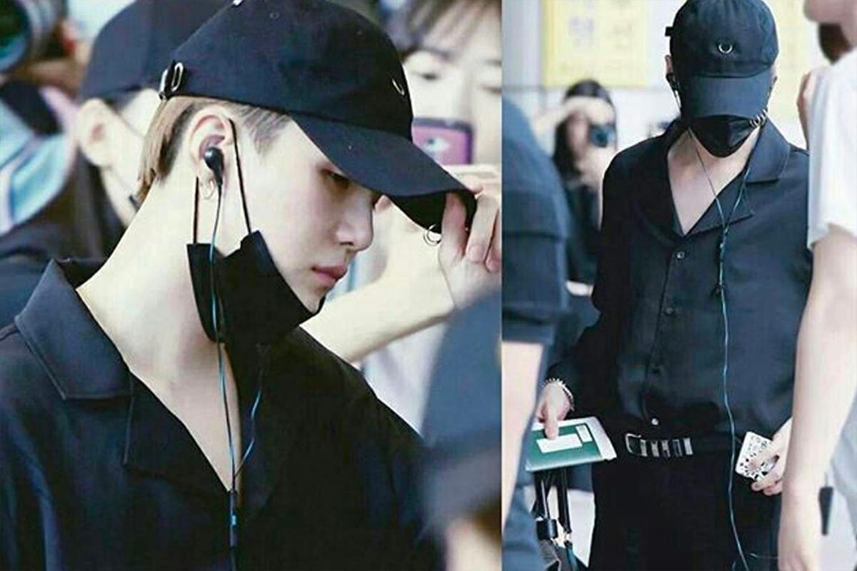 韓國名人在公開場合選擇黑色打扮，顯示其簡約美學。