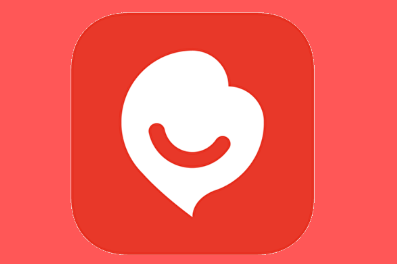 笑顔のアイコンが印象的なMEEFFアプリのロゴ。韓国人と出会うことを目的としたアプリの一つ。