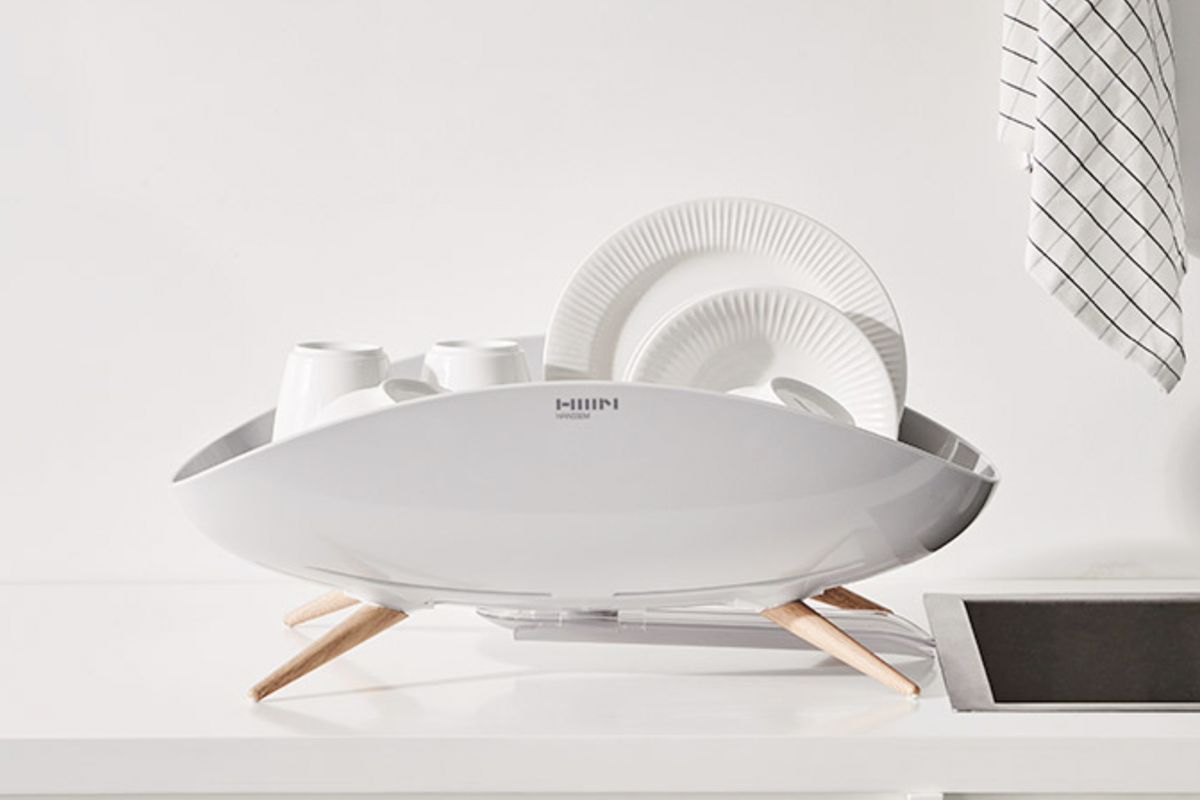 Hanssem BLOOM瀝水架，保持廚具乾燥的時尚解決方案。