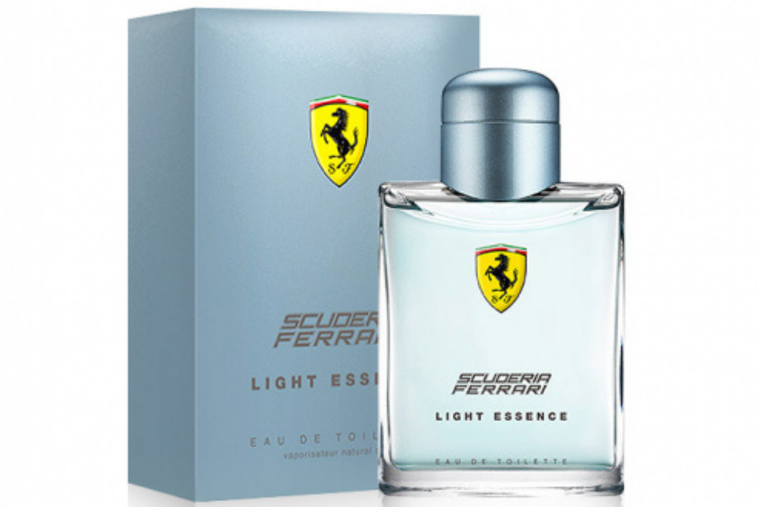 Ferrari LIGHT ESSENCE 香水，韓國高人氣男性香水，甜美而清新的透明香氣讓人難忘，瓶身帶著現代感的設計，高度推薦購買。