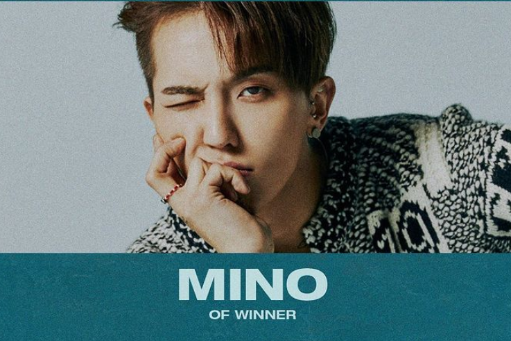 WINNERのミノがポスターに登場している写真。