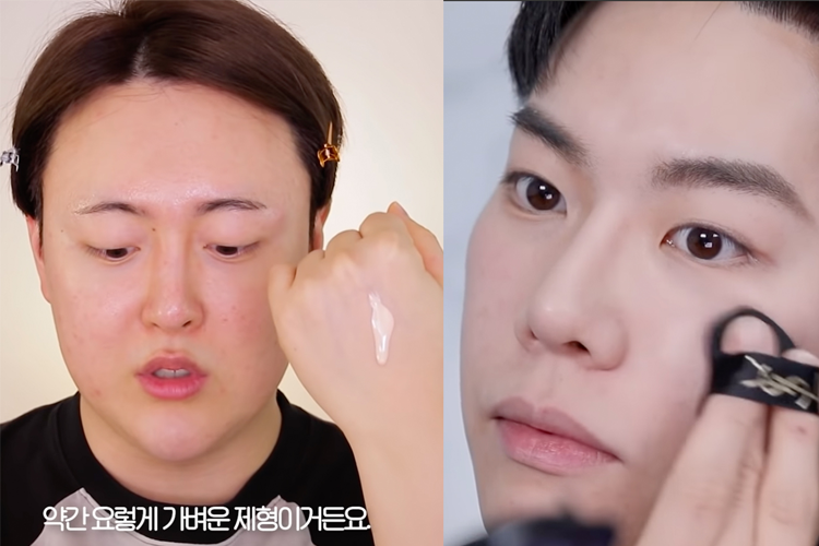 現代韓國社會中有白皙和健康膚色的明星