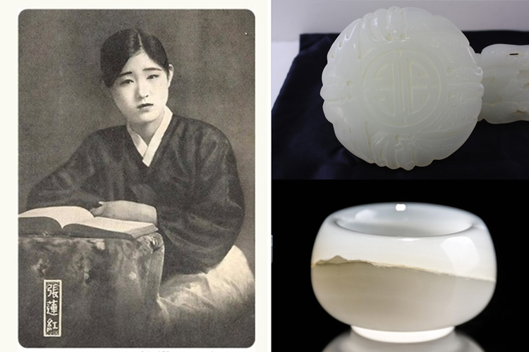 過去韓國社會地位高的人和白玉的對比，象徵地位與財富