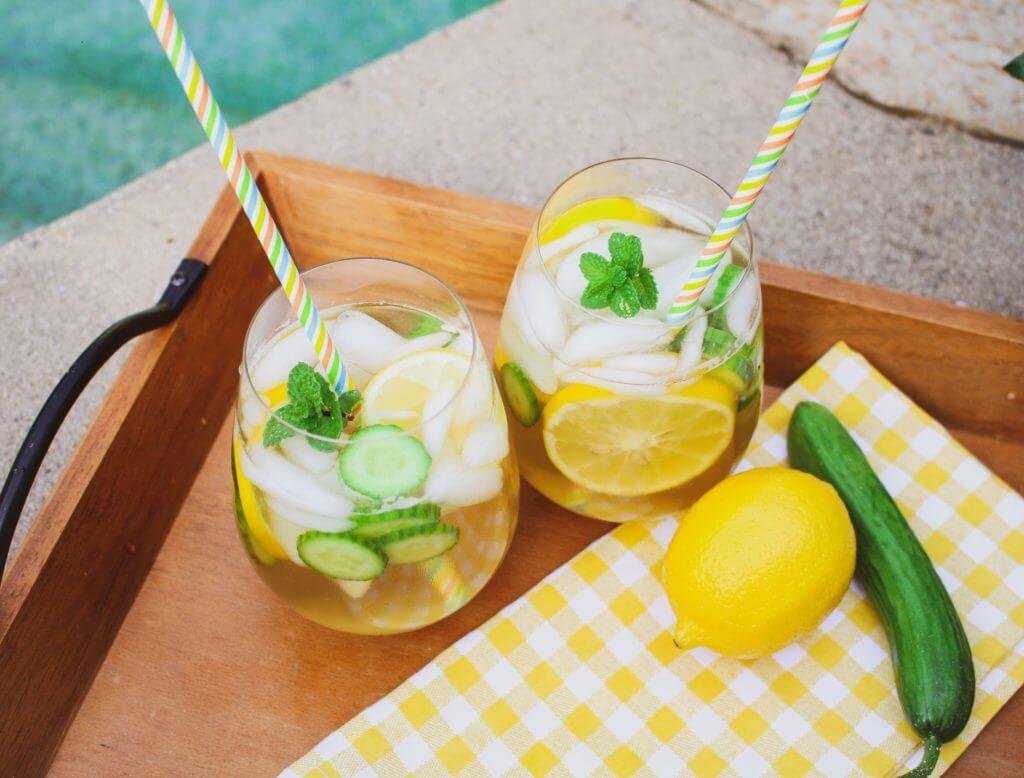 น้ำมะนาวผสมแตงกวา