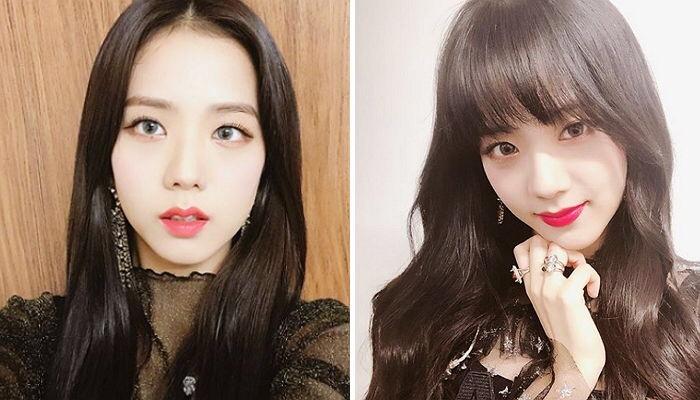 BLACKPINK成員Jisoo的可愛髮型展示。