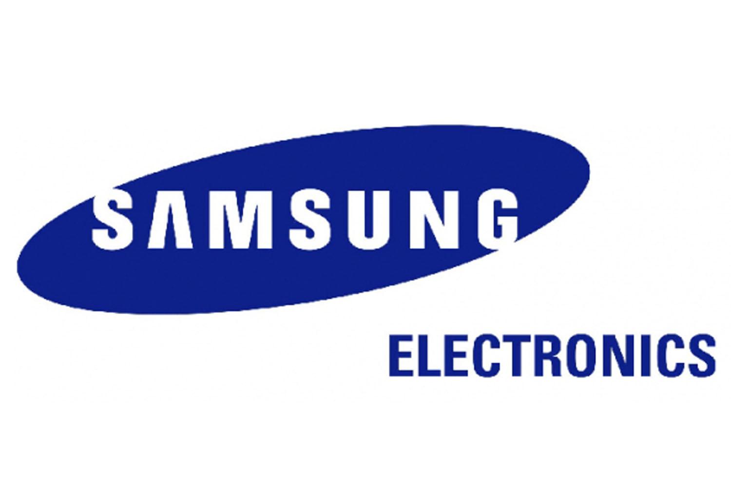โลโก้ของ Samsung Electronics บริษัทที่ครองอันดับสองในผลสำรวจบริษัทในฝันของนักศึกษามหาวิทยาลัยเกาหลีในปี 2020