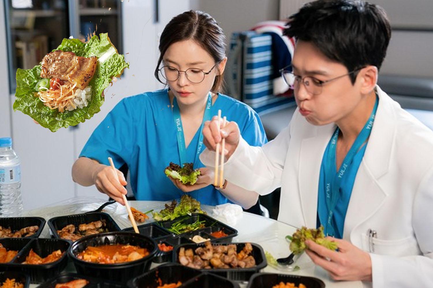 การรับประทานซัมในบรรยากาศของโรงพยาบาล The Korea Herald