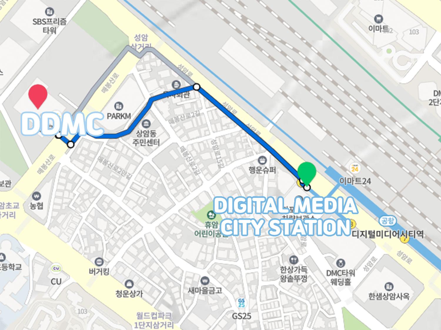 creatrip guide on how to get to ddmc in seoul from digital media city station exit 9