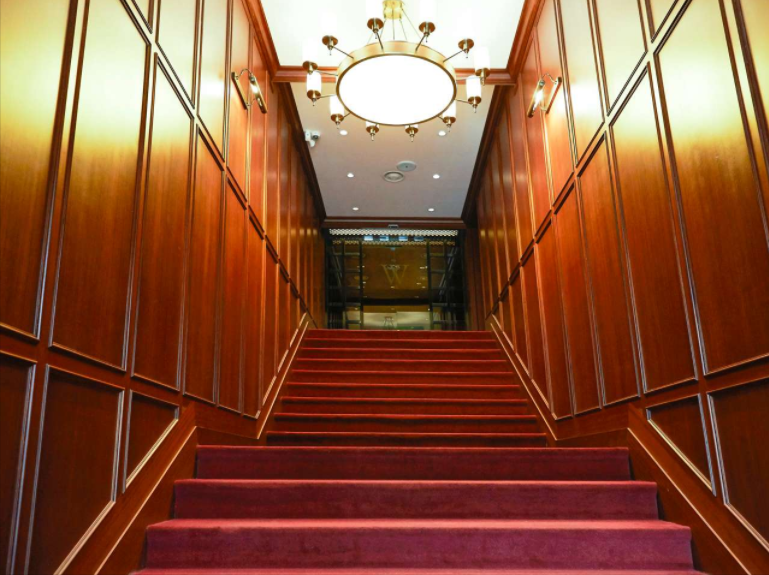 Lavish entrance of Wolfgang Steakhouse