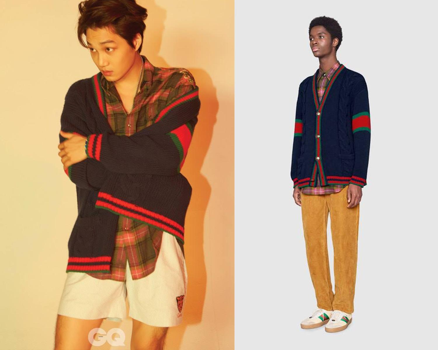 thời trang hàn quốc exo kai gucci