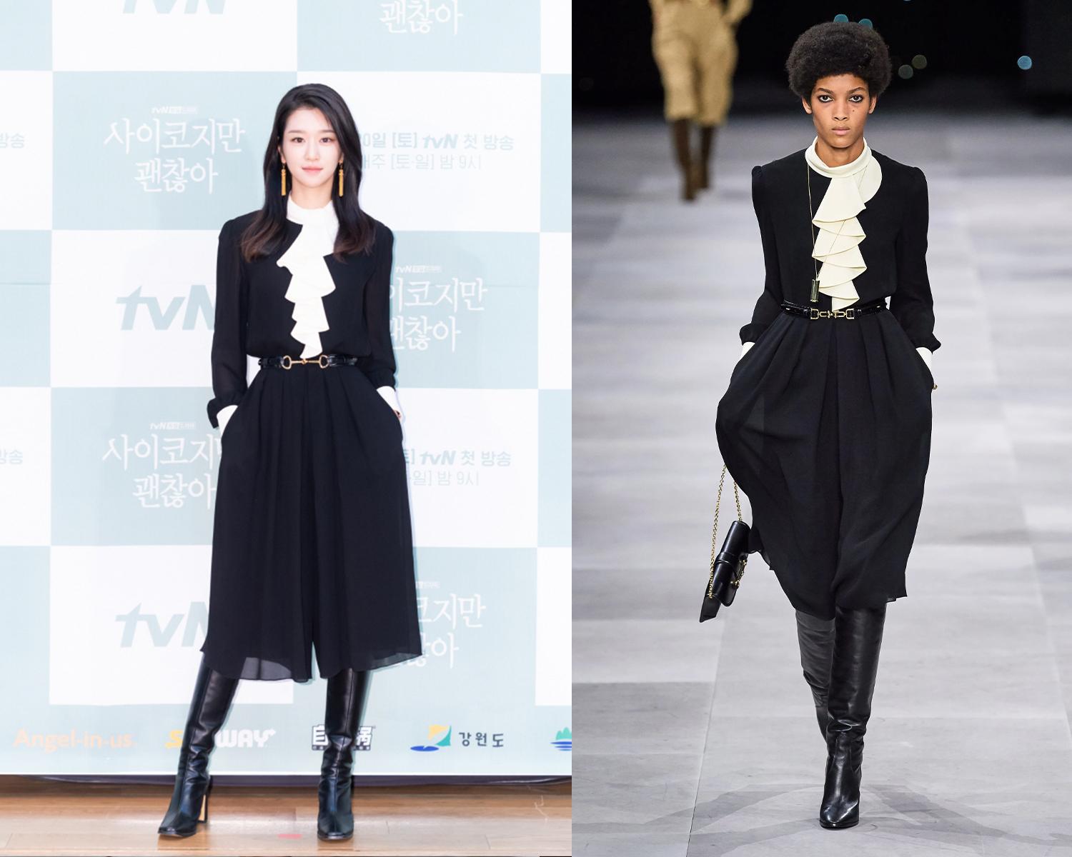 thời trang hàn quốc seo ye ji điên thì có sao celine