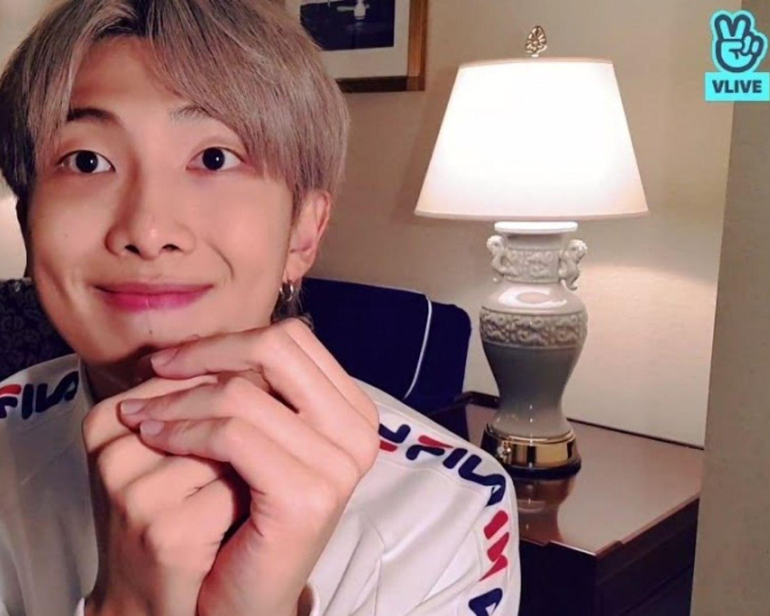 RM livestream vlive
