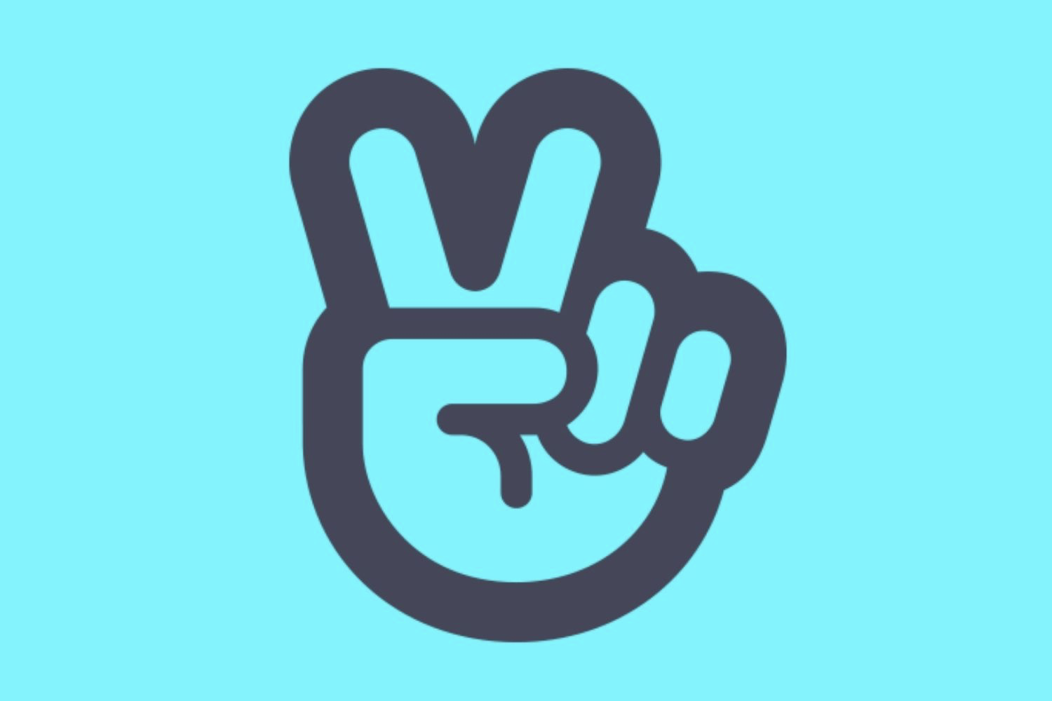 V LIVE平台的標誌，為韓流偶像粉絲提供直播和互動的應用程式。