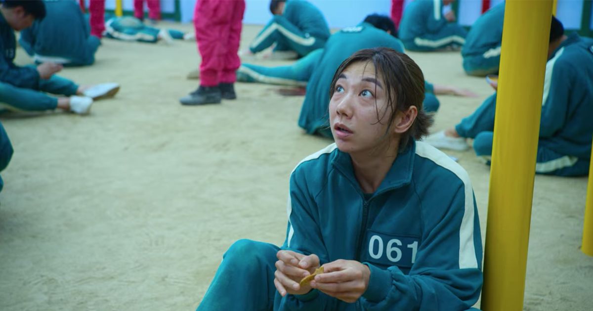 Netflix squid game korean drama 2026 editing mistake, player 061