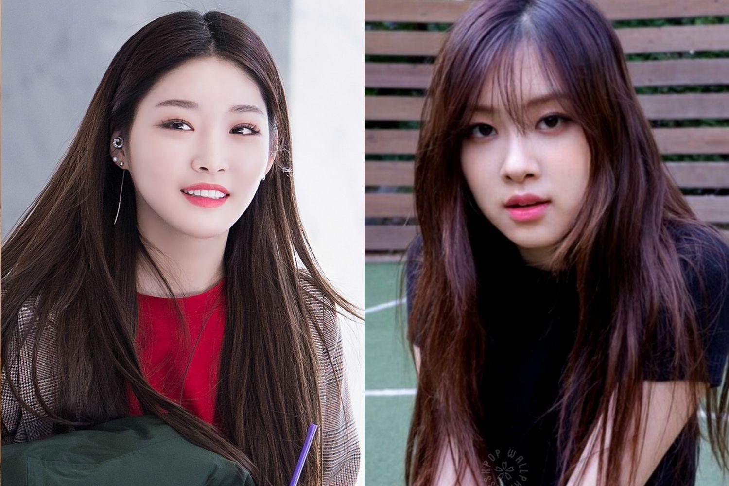 Tóc layer thẳng blackpink rose, chungha